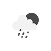 Illustration météo : Pluie modérée